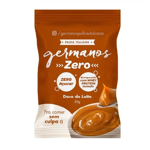 PALHA ITALIANA SABOR DOCE DE LEITE 30G ZERO ACUCAR