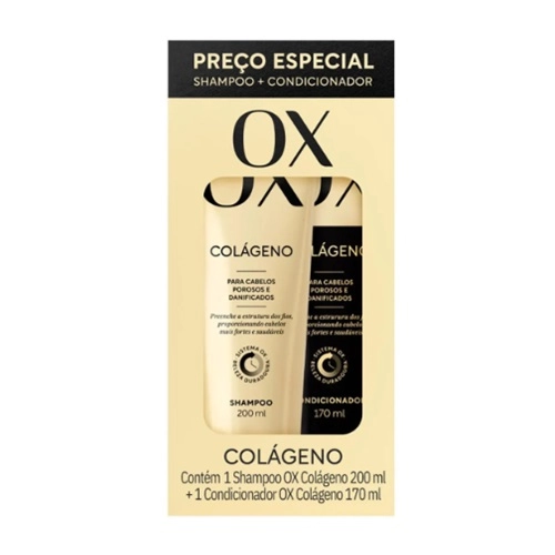 KIT OX SHAMPOO+CONDICIONADOR COLAGENO 200ML+170ML