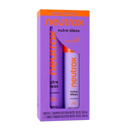 KIT NEUTROX SHAMPOO+CONDICIONADOR NUTRE OLEOS 300ML+200ML