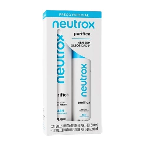 KIT NEUTROX SHAMPOO+CONDICIONADOR PURIFICA 2UN 300ML+200ML