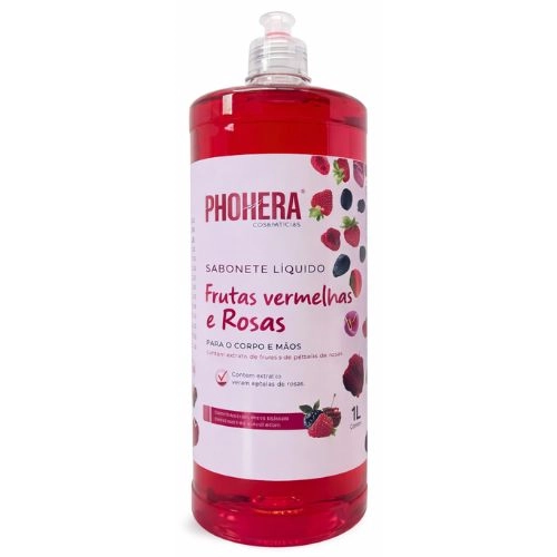 SABONETE LIQ PHOHERA FRUTAS VERMELHAS/ROSAS 1L