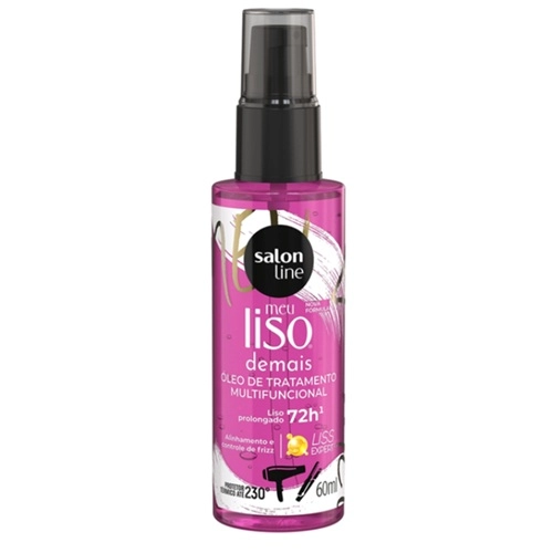 OLEO CAPILAR SALON LINE TRATAMENTO MEU LISO DEMAIS 60ML