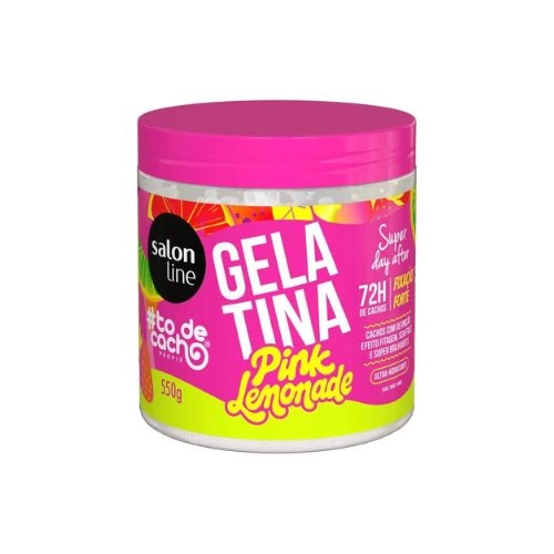 GELATINA CAPILAR SALON LINE TODECACHO PINK LEMONADE 550G