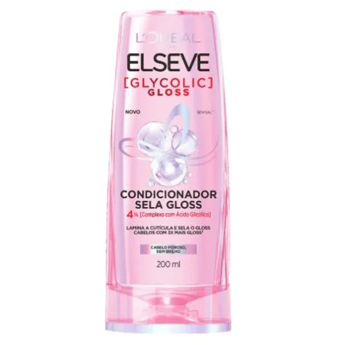CONDICIONADOR ELSEVE GLYCOLIC GLOSS 200ML