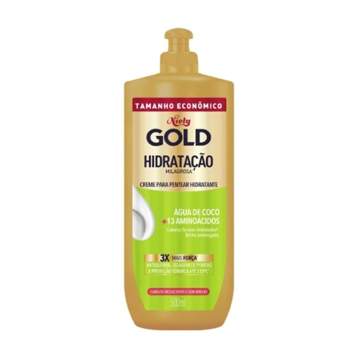 CREME PENTEAR NIELY GOLD HIDRATACAO MILAGROSA 500G