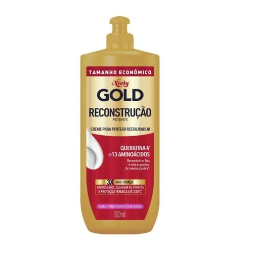 CREME PENTEAR NIELY GOLD RECONSTRUCAO 500ML