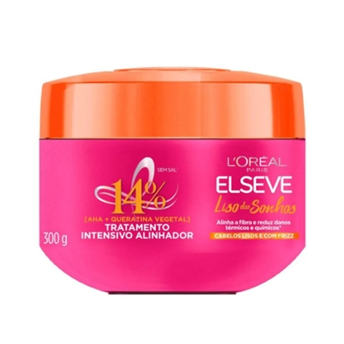 MASCARA CAPILAR ELSEVE LISO DOS SONHOS 300G