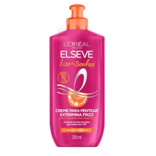 CREME PENTEAR ELSEVE LISO DOS SONHOS EXTERMINA FRIZZ 250ML