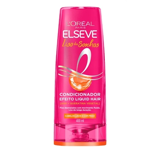 CONDICIONADOR ELSEVE LISO DOS SONHOS LIQUID HAIR 400ML