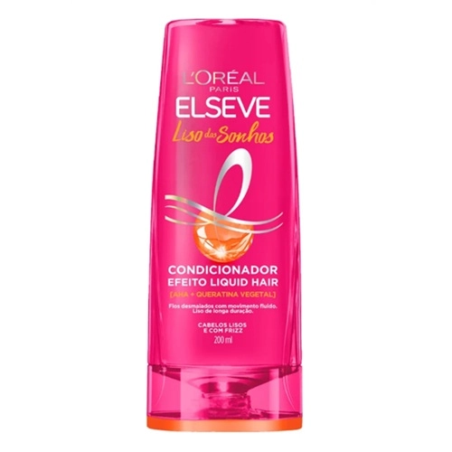 CONDICIONADOR ELSEVE LISO DOS SONHOS LIQUID HAIR 200ML