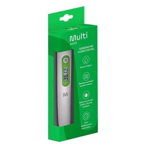 TERMOMETRO MULTI SAUDE DIGITAL VERDE HC148 1UN