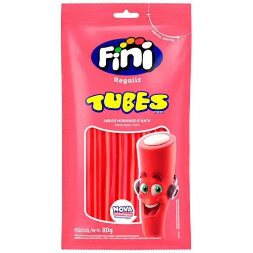 FINI TUBES MORANGO 80G
