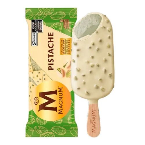 SORVETE MAGNUM BOMBOM PISTACHE 85G