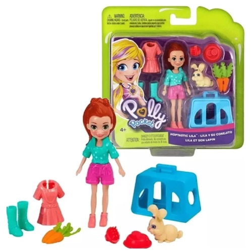 Boneca Polly Pocket Com Bichinho Sortida Mattel